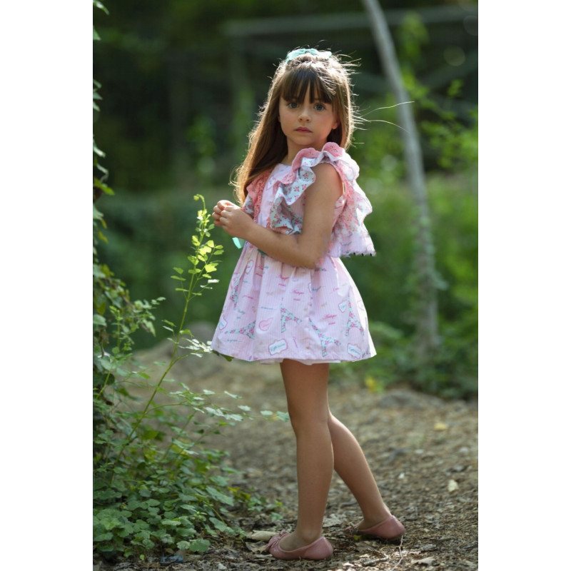 GIRL DRESS EIFFEL DIVERDRESS